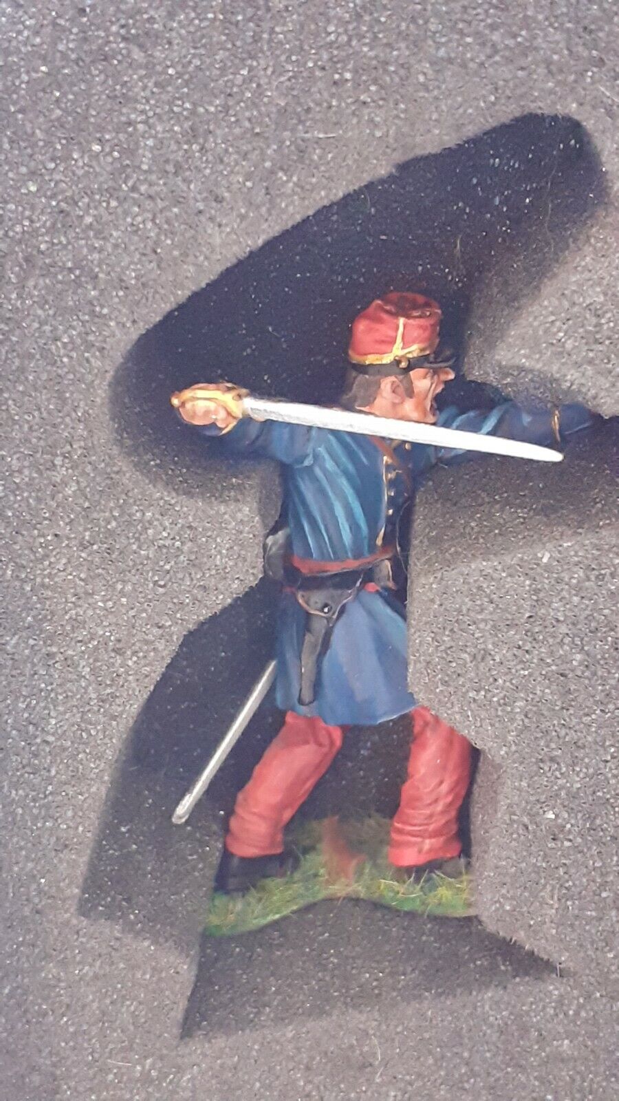 Collectors showcase cs00861 wheats tigers zouaves confederate officer