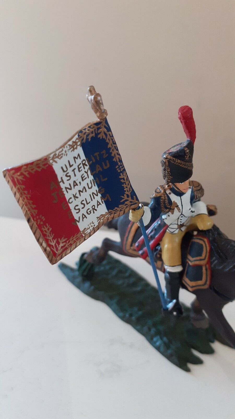 Frontline waterloo Napoleonic french horse grenadiers flag fhg7 boxed 1:32