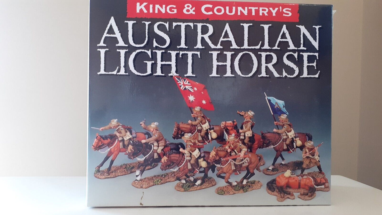 King and country ww1 australian light horse mounted officer 1:30 al1 al01
