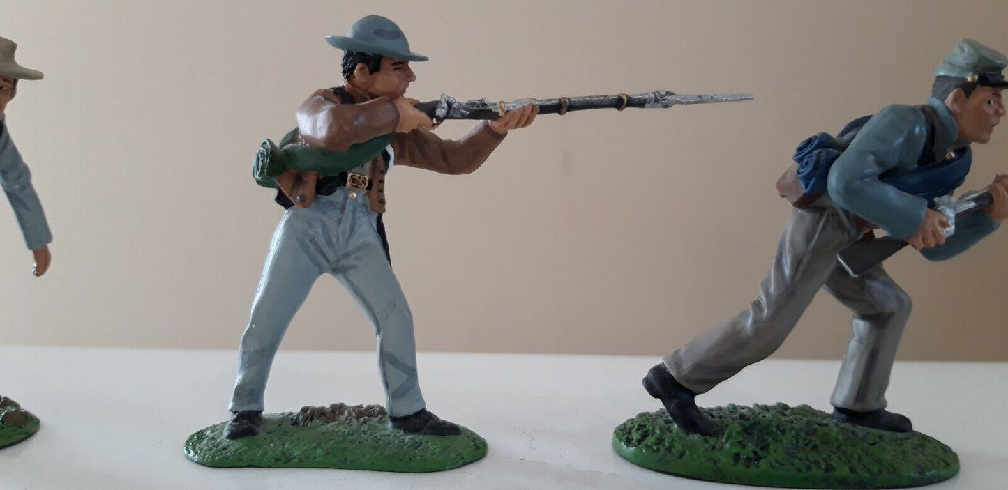 Britains 17104 acw confederate infantry clear the way boxed 1:32