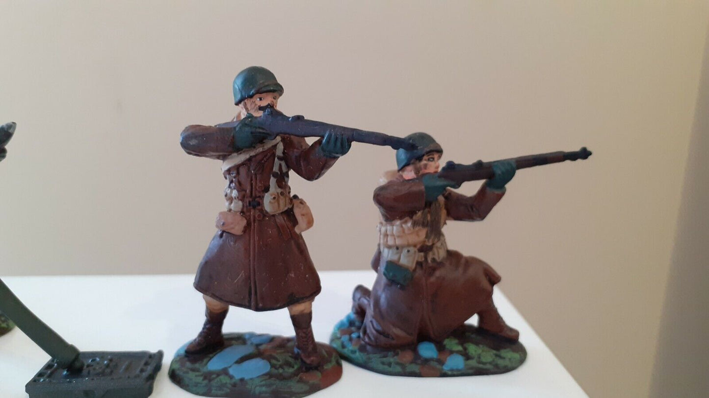 Tssd ww2 us infantry marines painted plastic bt