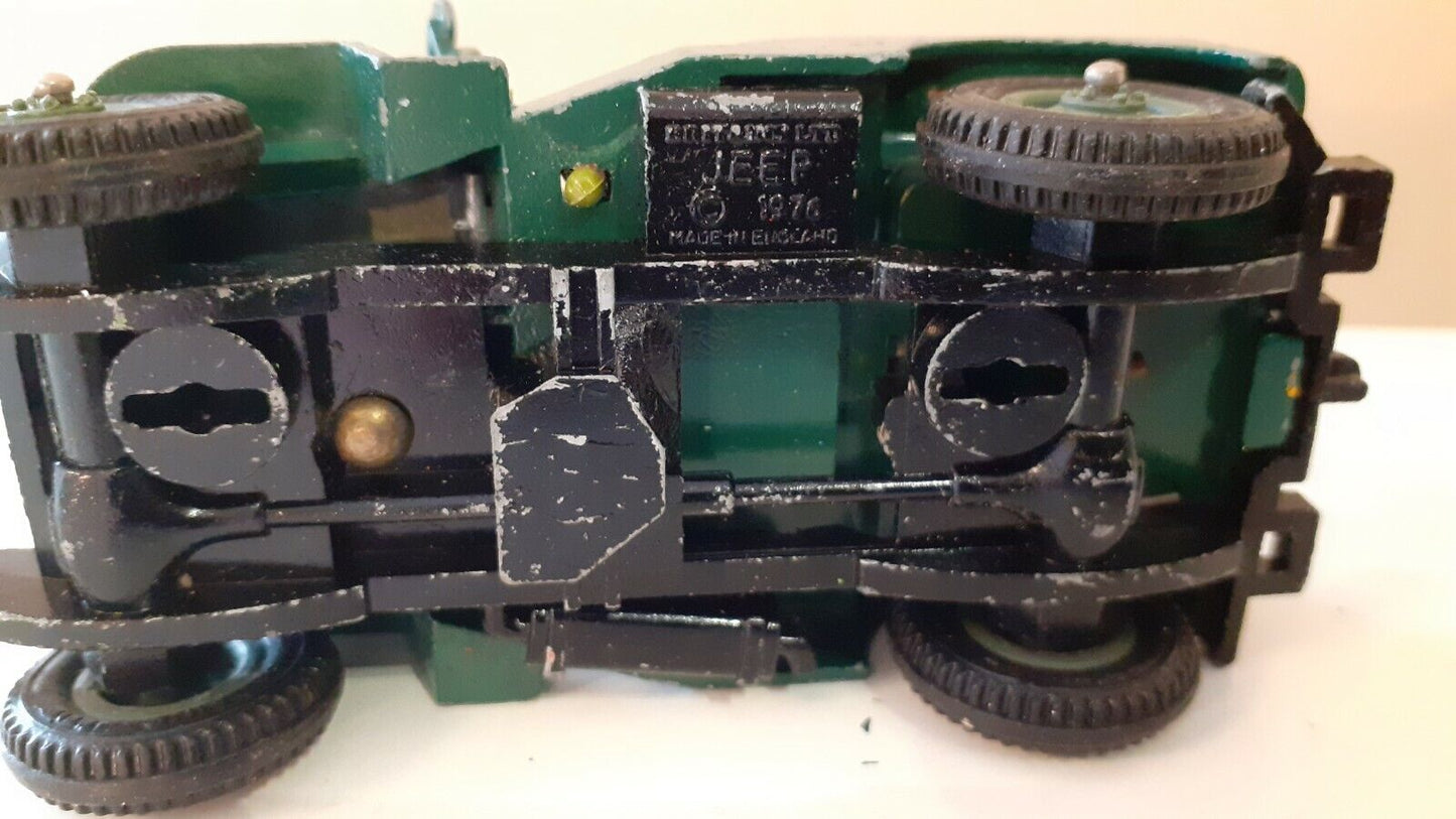 Britains deetail ww2 us American willys jeep usmc 1970s 1:32 b2