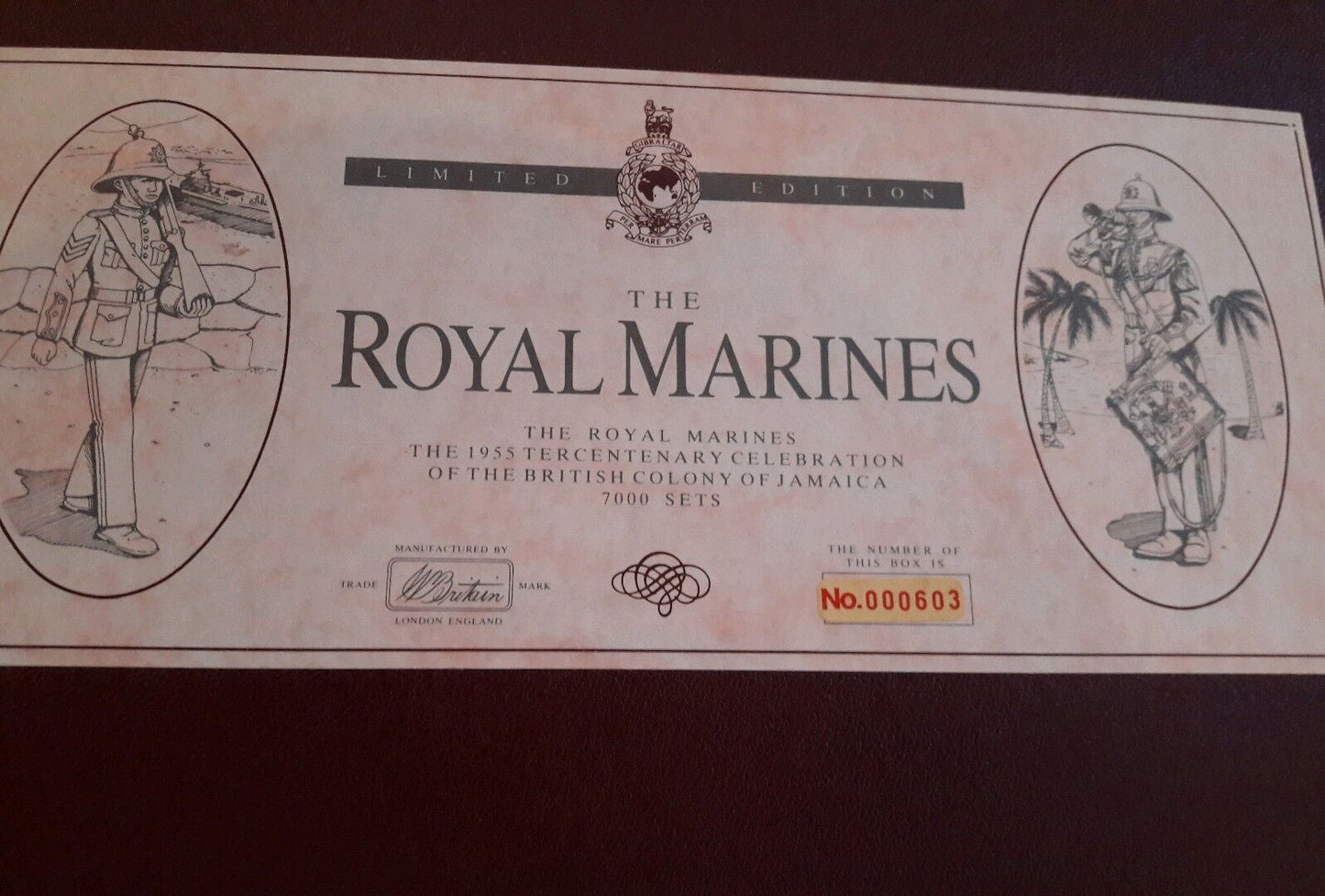 Britains limited edition royal marines 1989 1:32 5289