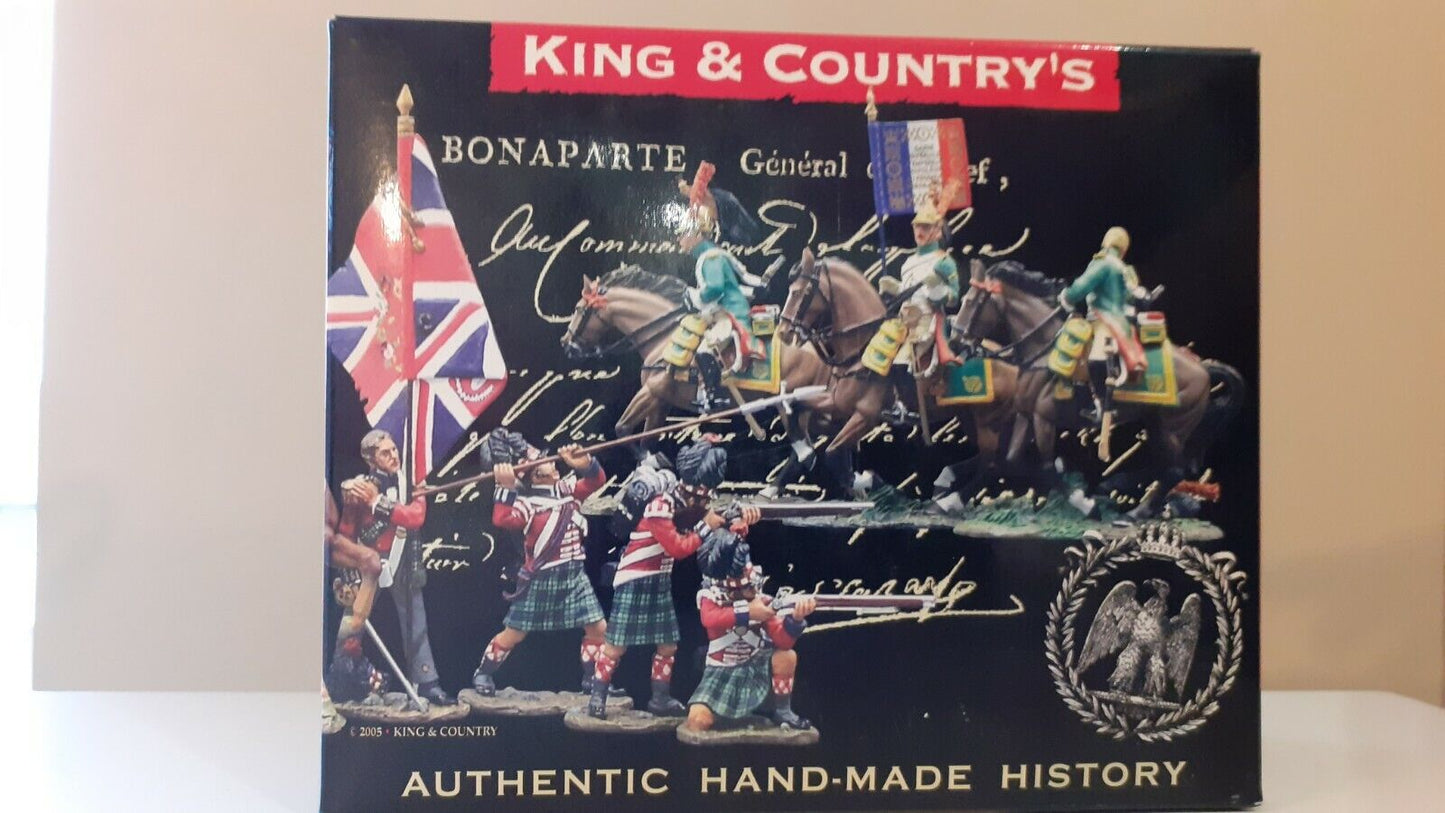 King and country Waterloo Napoleonic scots grey boxed 1:30 na090 na90