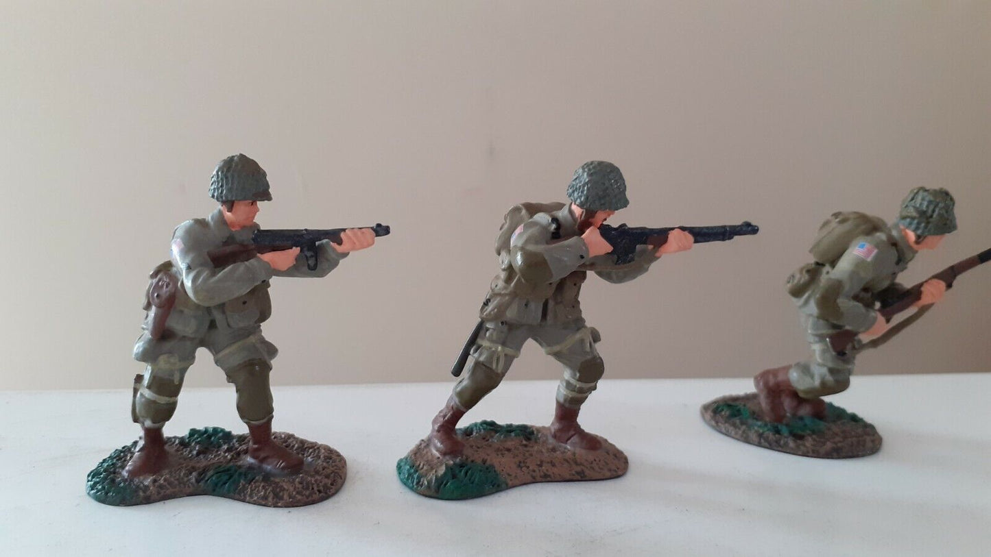 Britains 17140 ww2 d-day us 101st airborne paratroopers paras 1:32