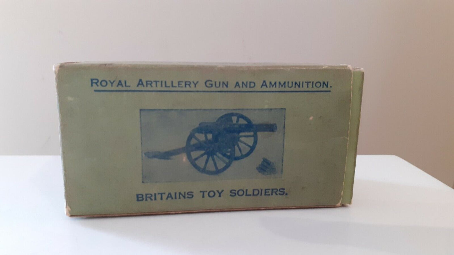 Britains 1263 royal artillery gun leaflet Sutherland road e17