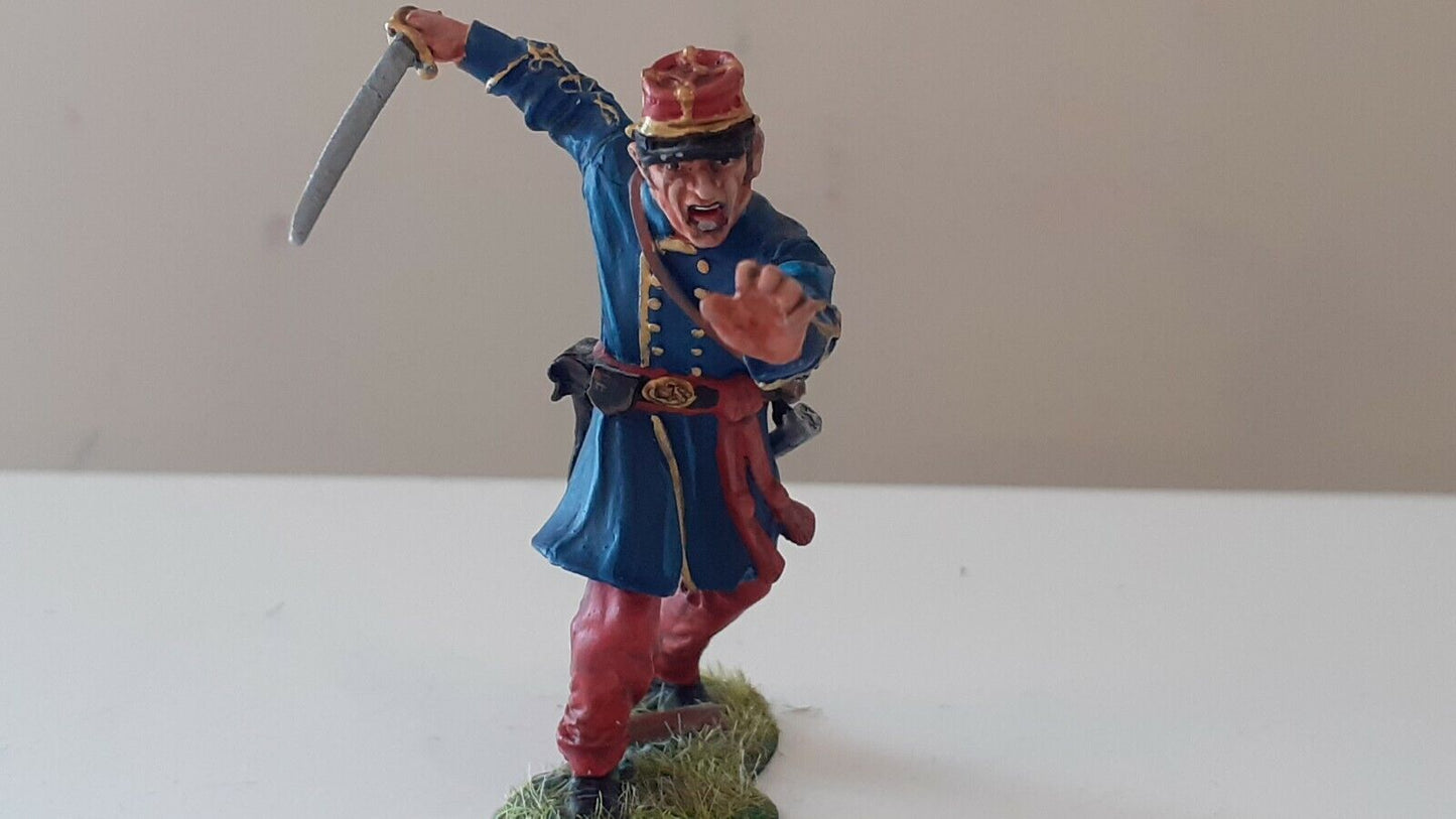 Collectors showcase cs00861 wheats tigers zouaves confederate officer
