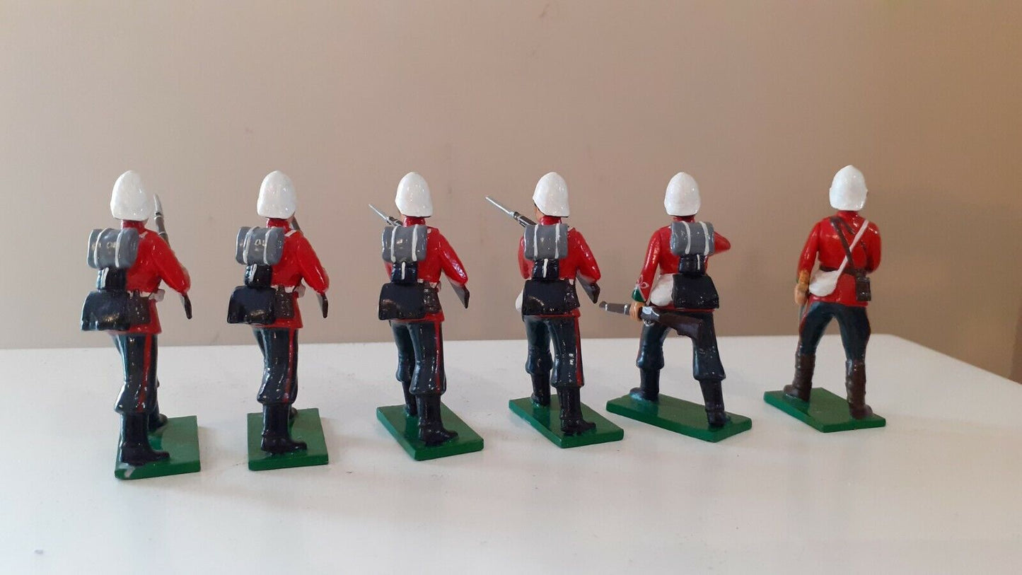 early trophy miniatures 1991 zulu war 24th foot zs10a 1:32 metal boxed