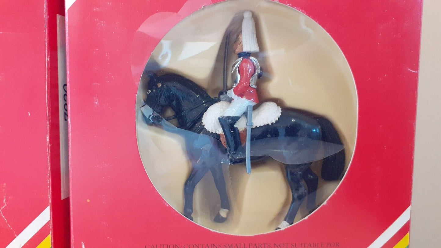 Britains ceremonial 2 life guards 7230 band Buckingham palace 1:32 metal 1980s