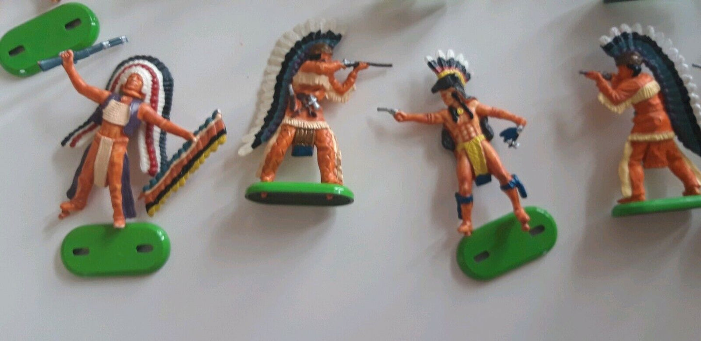 Britains deetail acw wild west cowboys 1970s 1:32 b3