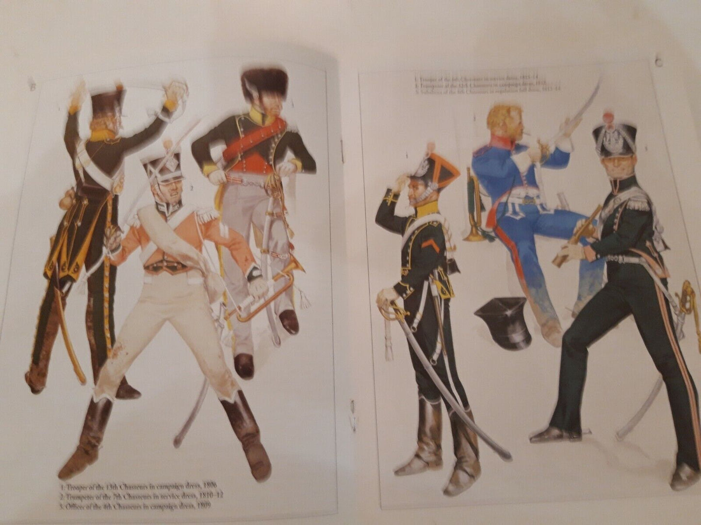 Del prado napoleon at war 9 waterloo 1:30 chasseur mib book