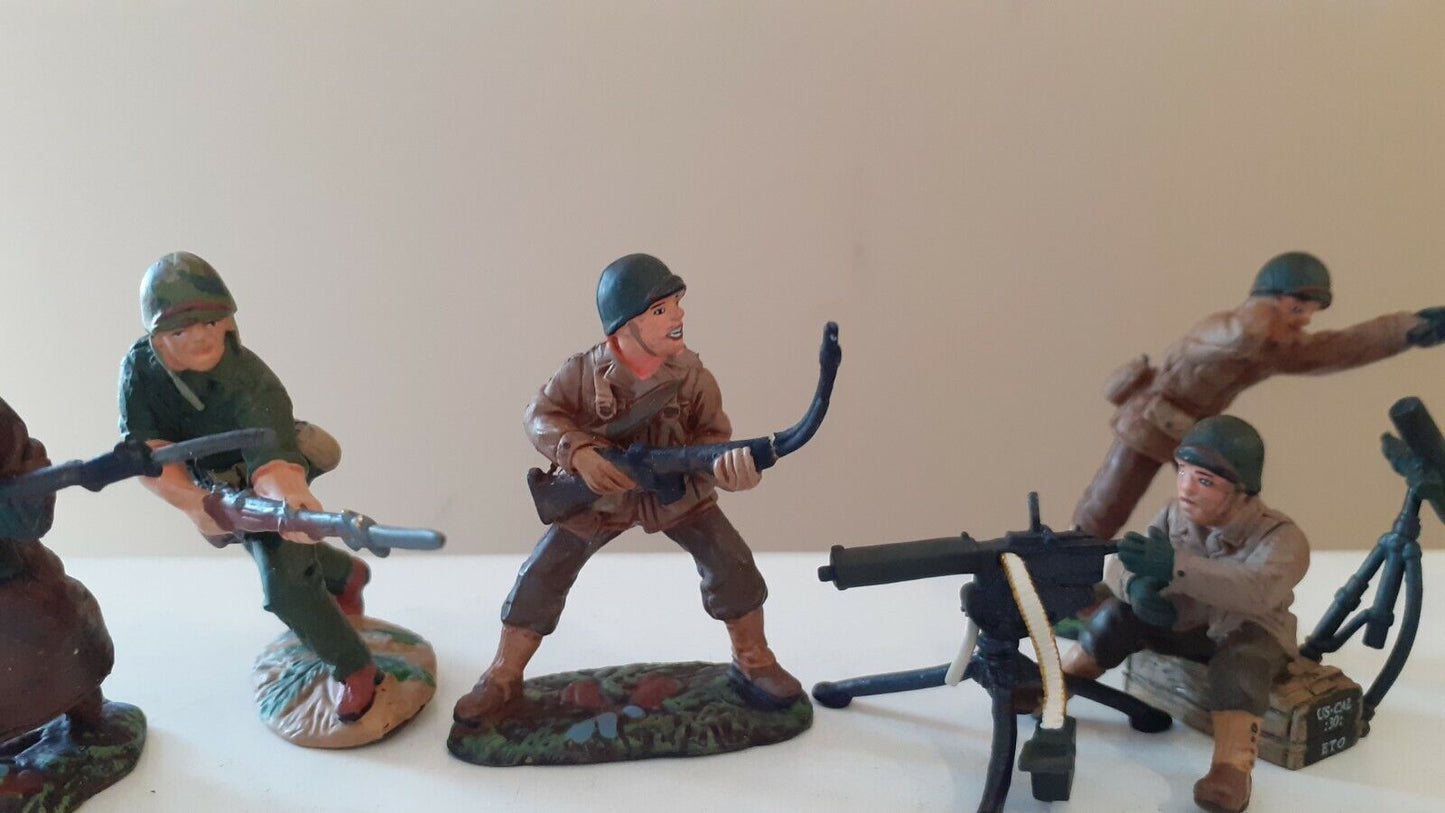 Tssd ww2 us infantry marines painted plastic bt