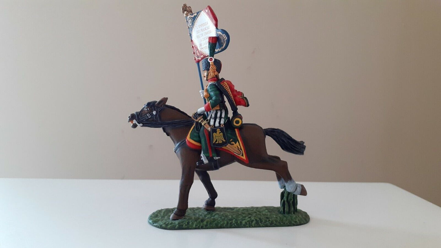 Frontline connoisseur range waterloo Napoleonic french chasseur flag cdc.12 1:32
