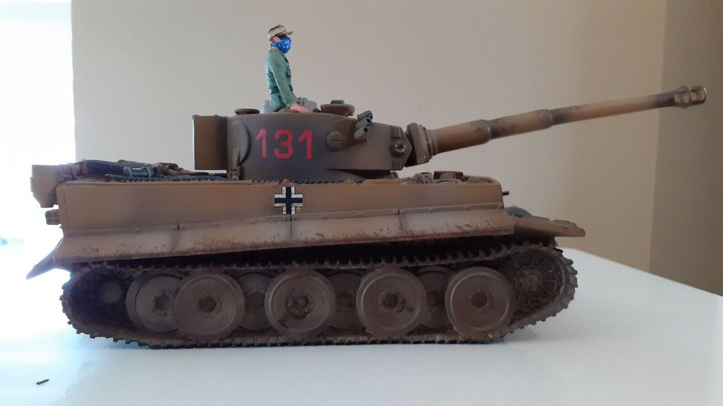 The new model army ww2 German tiger panzer tank afrika korps boxed 1:30 131A