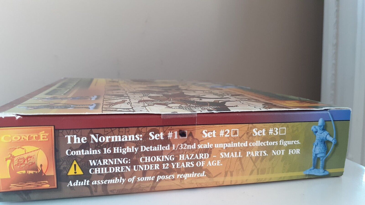 conte plastic normans boxed 16 full set wal006 1:32 2000