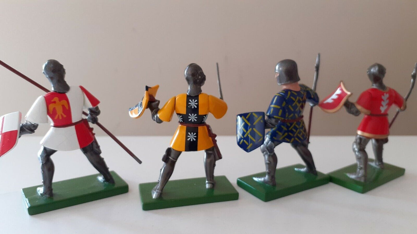 Britains knights agincourt tournament 4 knights no box