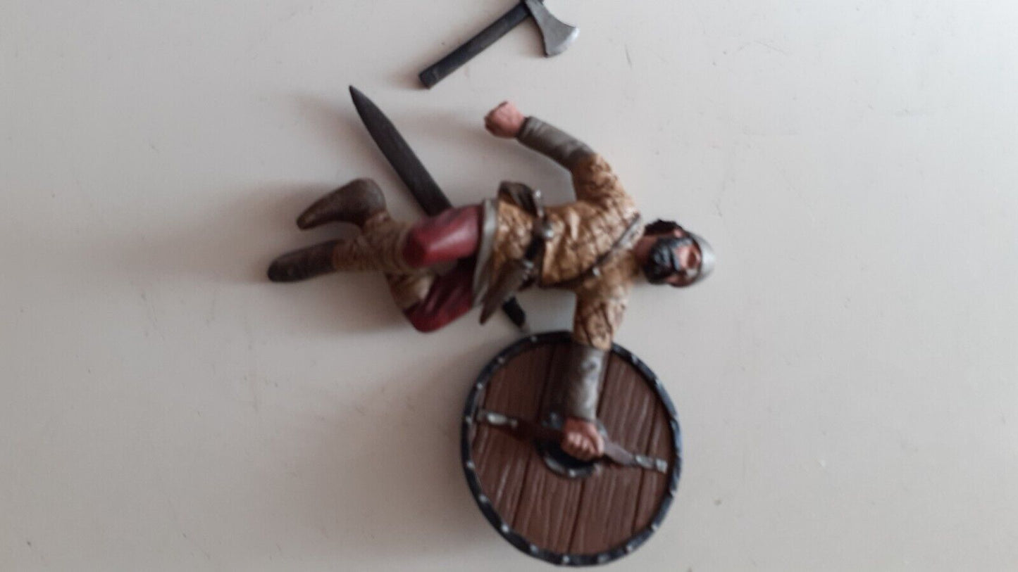 Britains metal saxon warrior axe 62114 morton vikings 1:32 boxed b8