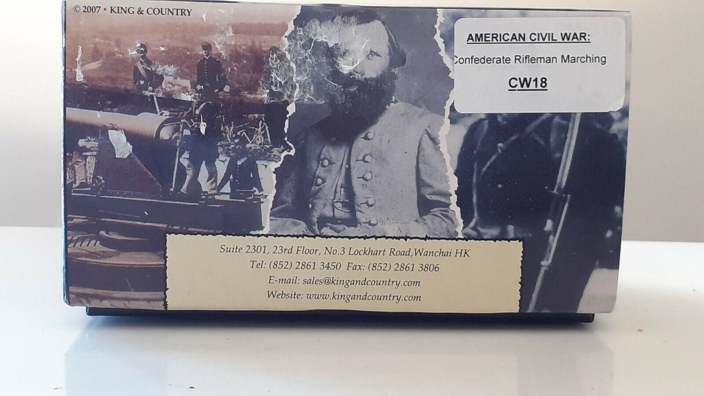 King and country acw confederate American civil war boxed 1:30 cw18 wb
