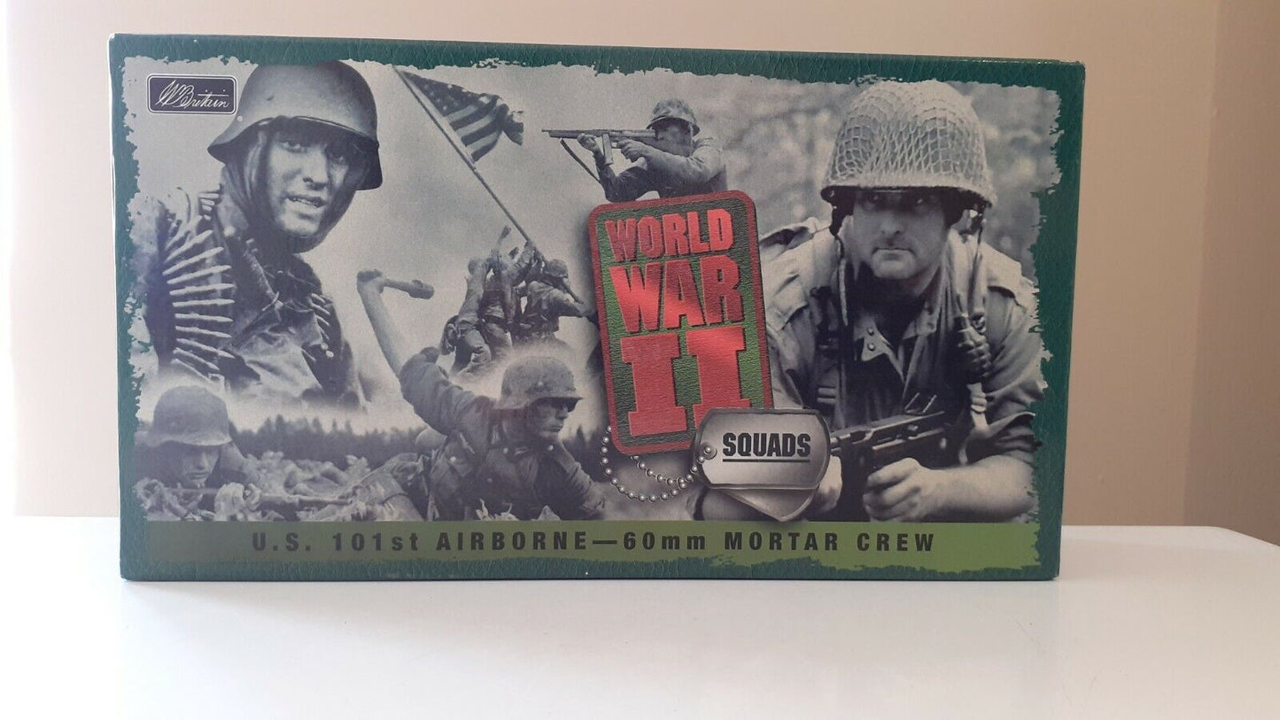 Britains 17141 ww2 d-day us 101st airborne paratroopers paras boxed 1:32