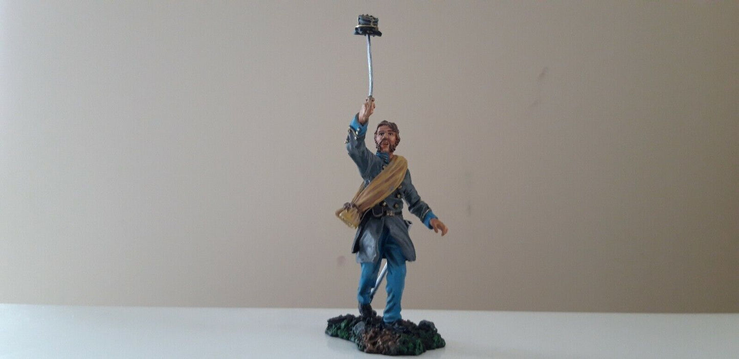The collectors showcase acw cs00537 csa confederate command infantry 1:30metal