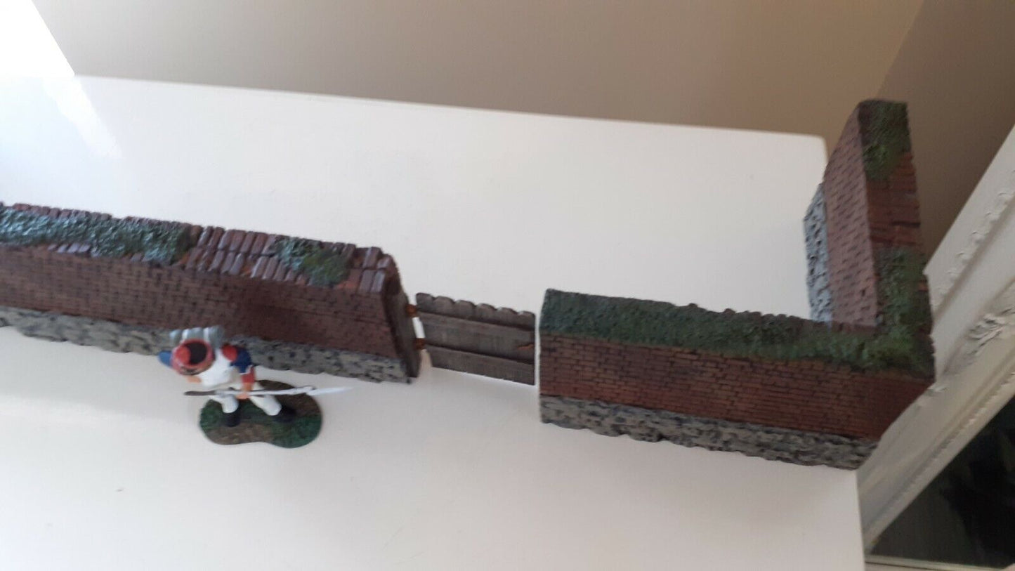 Britains 17909 Napoleonic waterloo hougoumont corners diarama ww2 1:32 d-day
