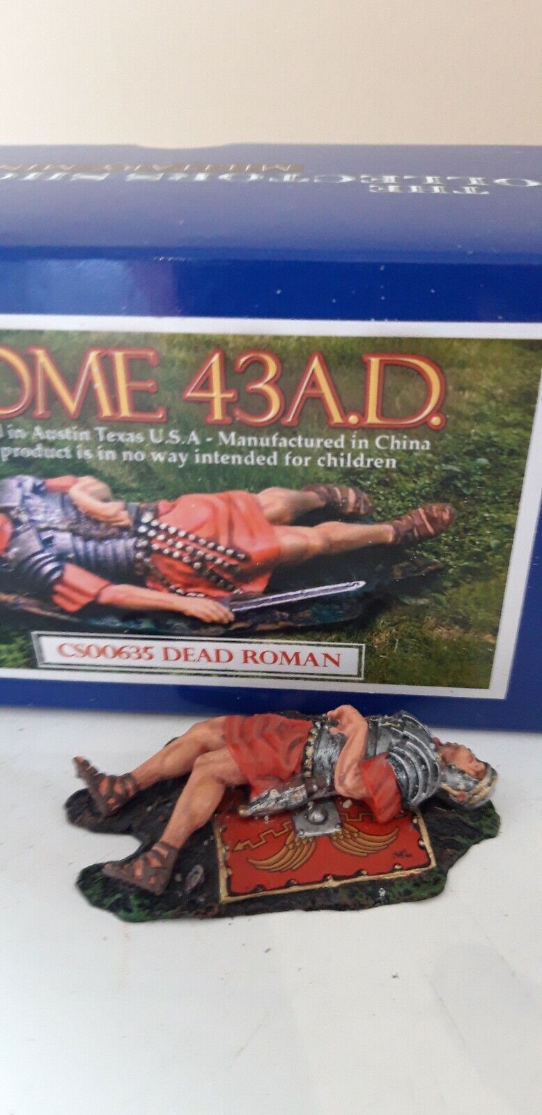 Collectors showcase rome 43ad romans gladiators spqr barbarians cs00594