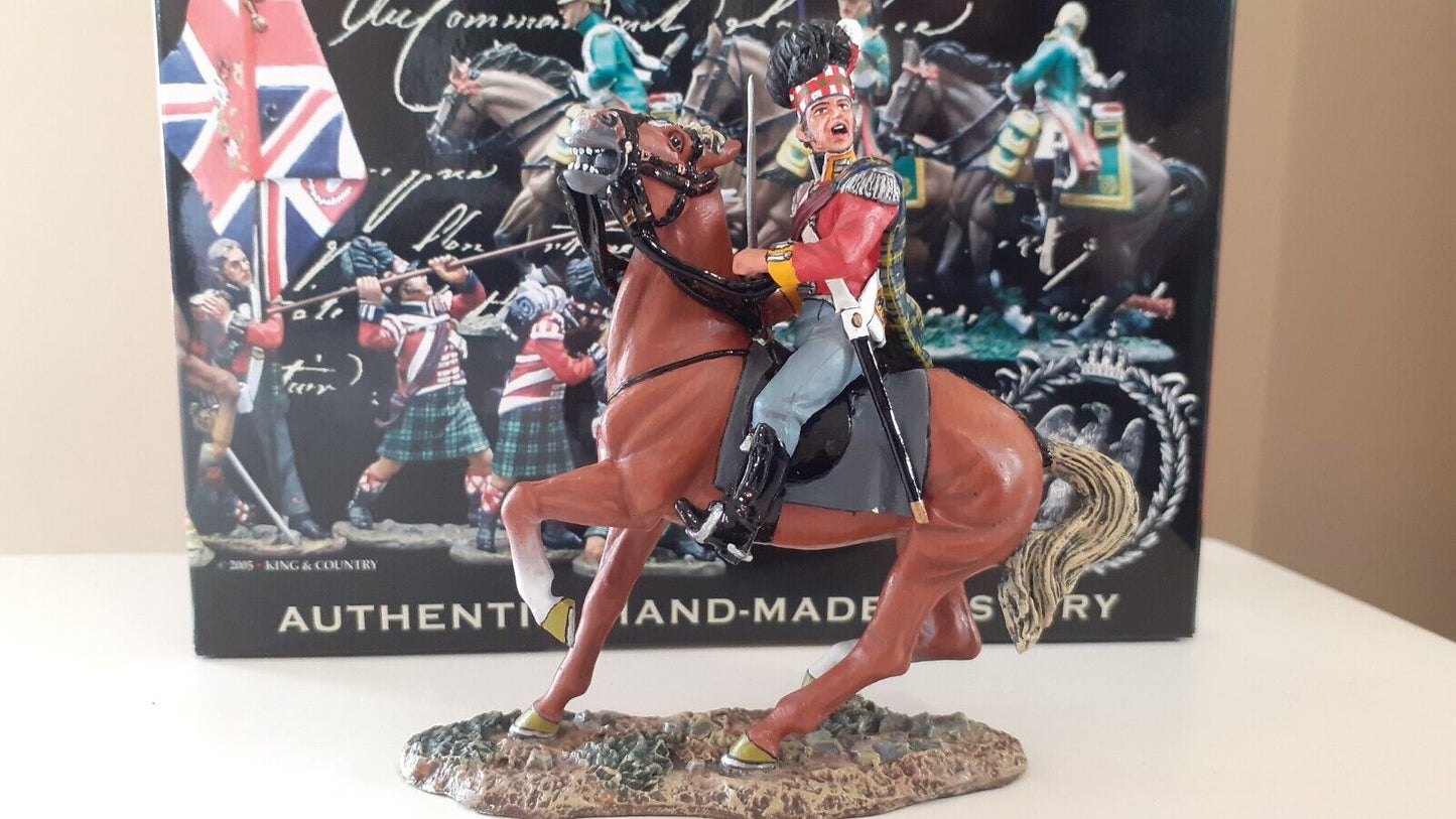King and country Napoleonic Gordon highlanders major boxed 1:30 na208 2010 wb