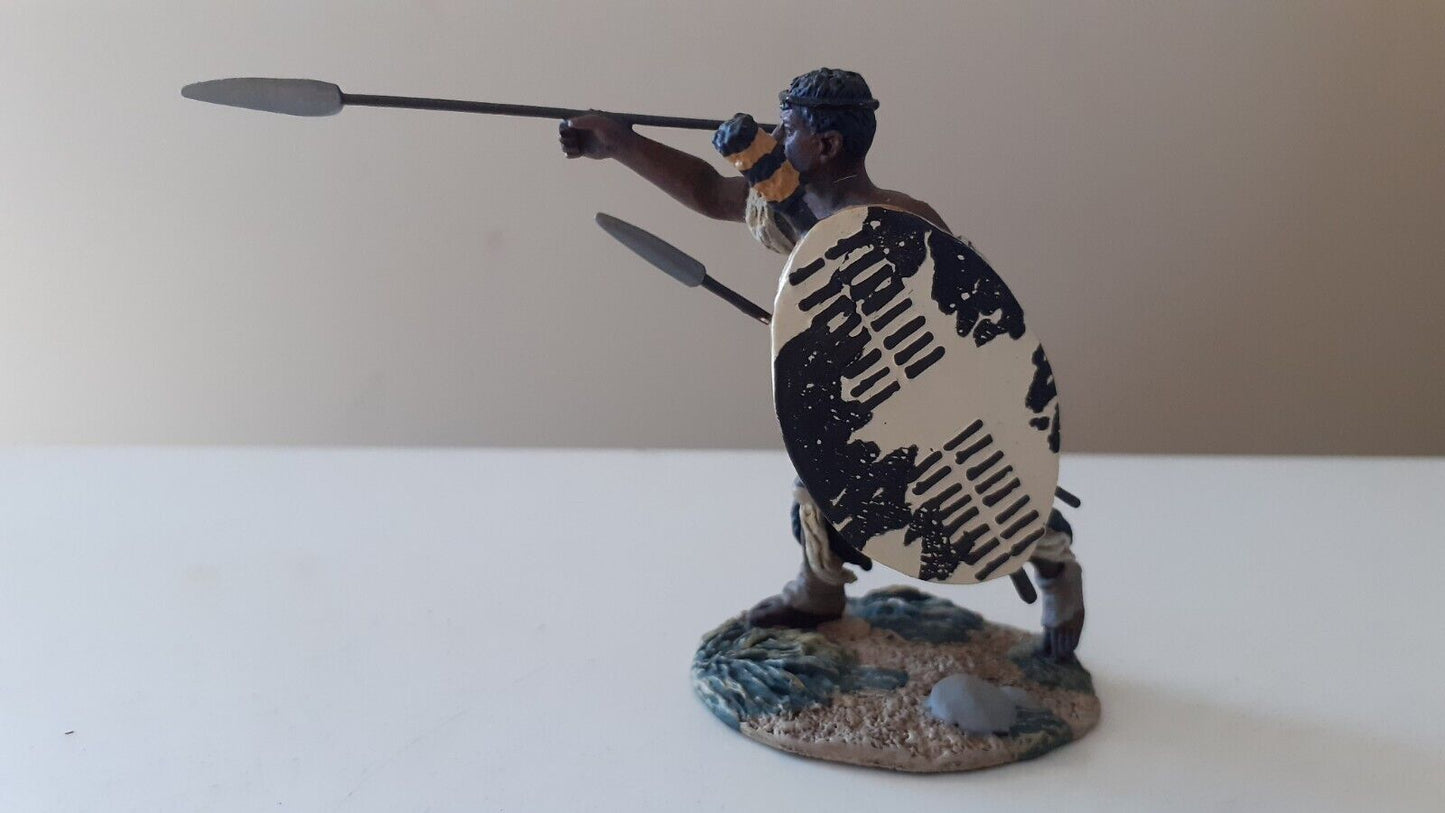 Britains 20140 Zulu wars throwing spear 2013 1:32 metal boxed b7