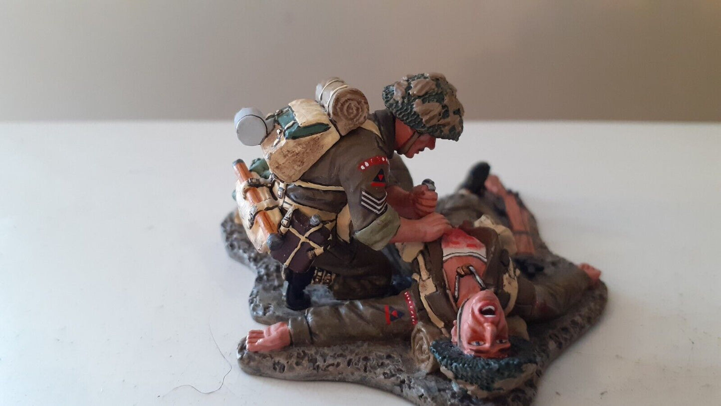 King and country ww2 d-day medic british canadian 2009 no box dd109 w12