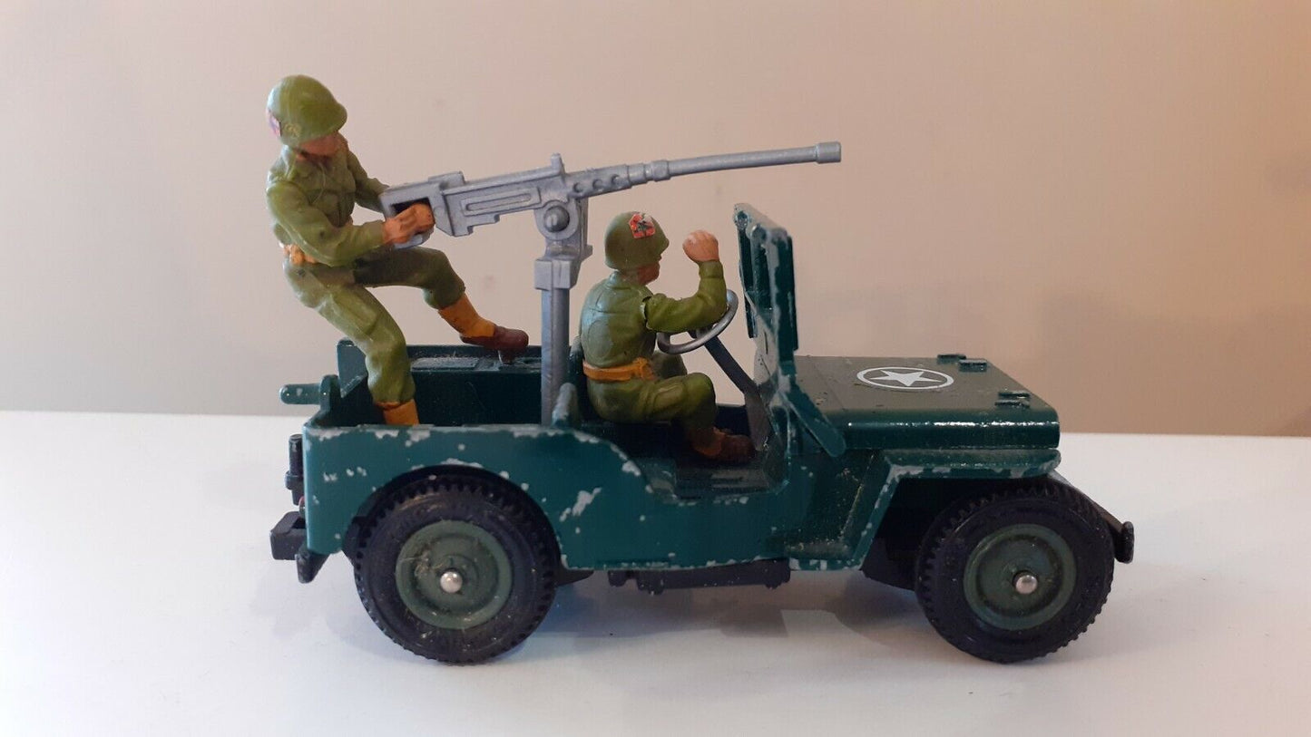 Britains deetail ww2 us American willys jeep usmc 1970s 1:32 b2