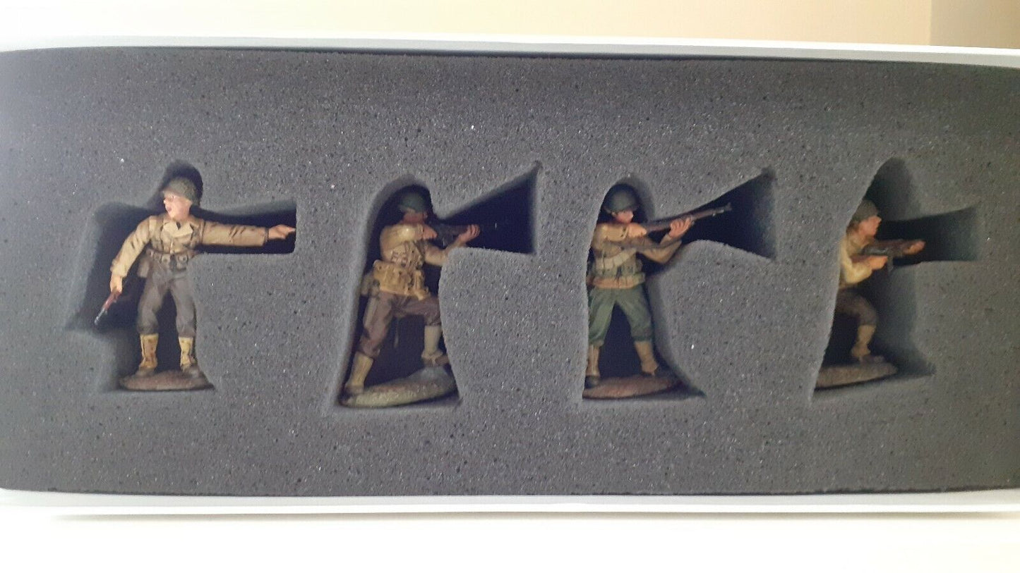 Ontc old northwest trading ww2 d-day us army infantry 1:32 metal eto4 eto-04