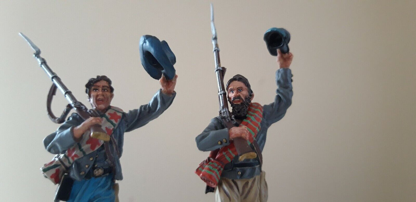 The collectors showcase acw cs00536 Confederate infantry 1:30 metal