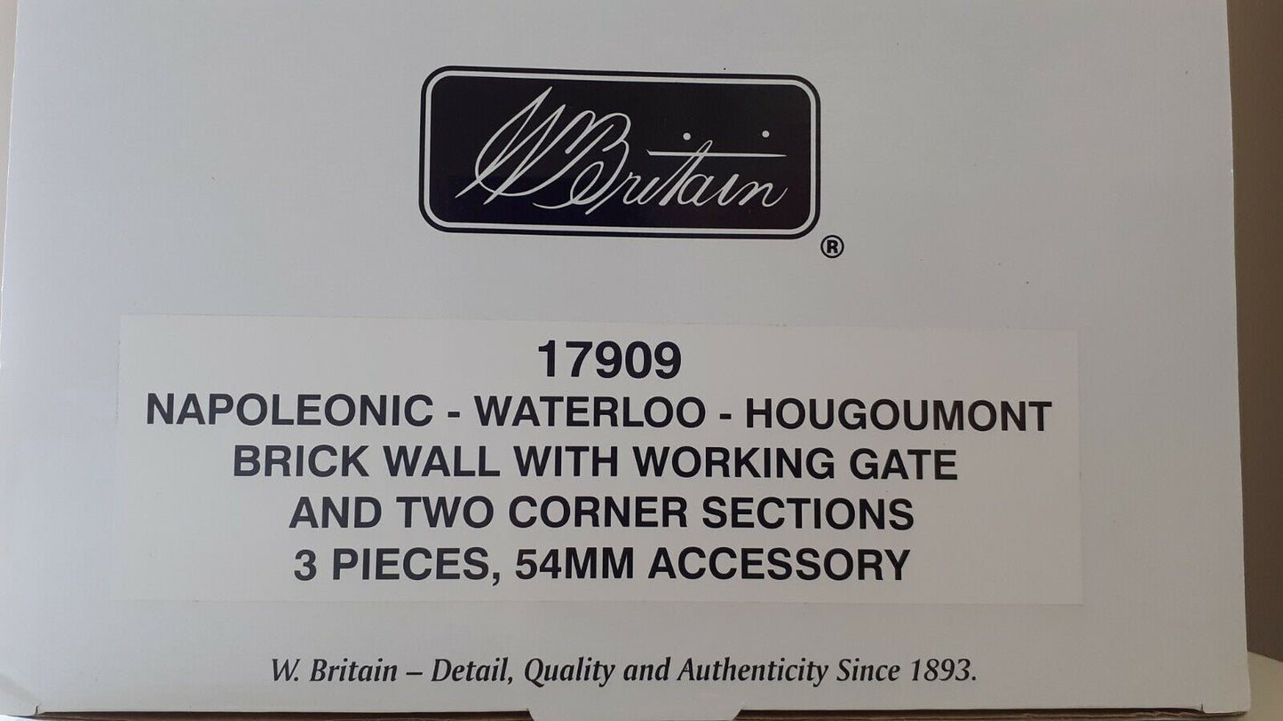 Britains 17909 Napoleonic waterloo hougoumont corners diarama ww2 1:32 d-day