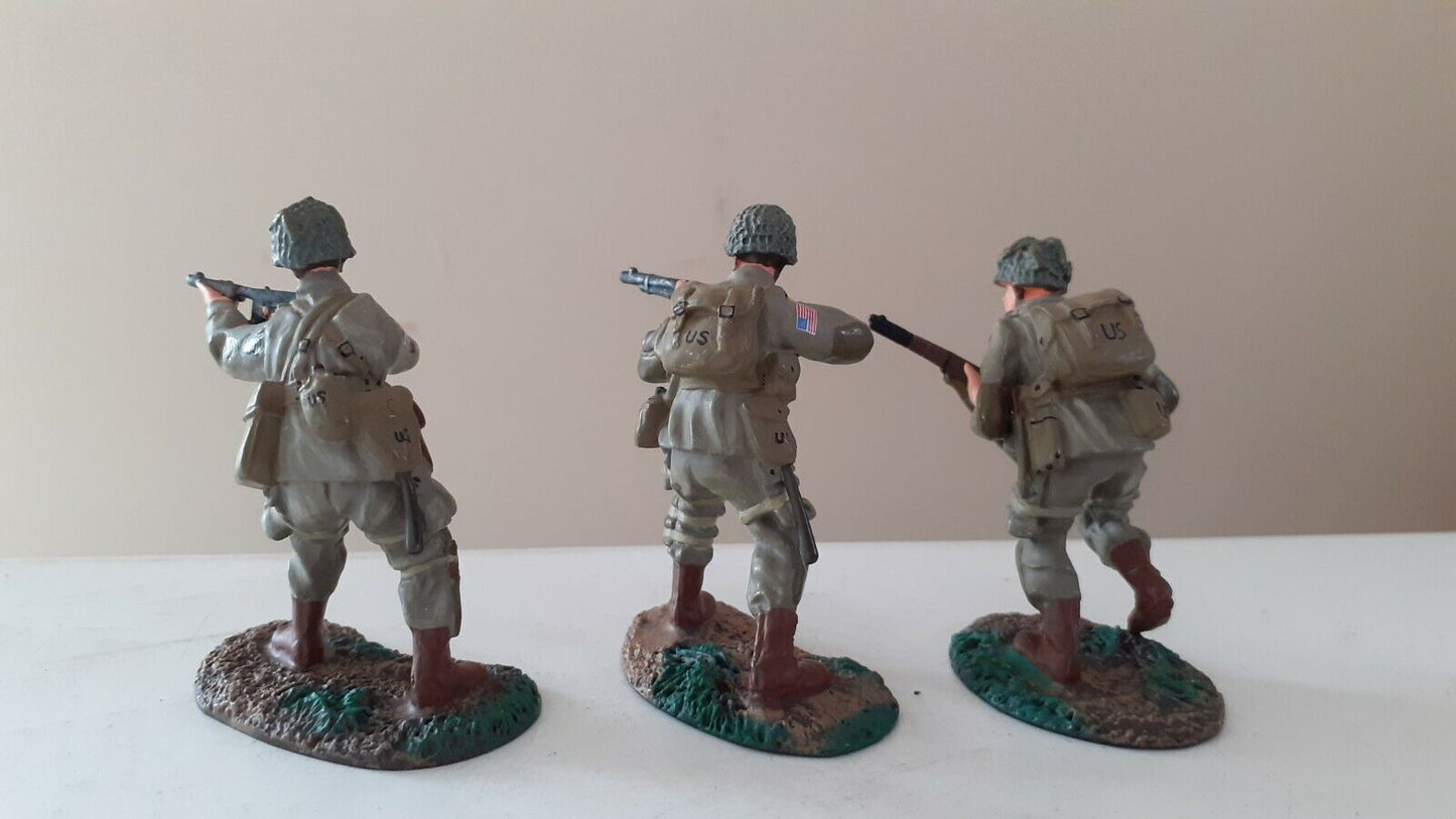 Britains 17140 ww2 d-day us 101st airborne paratroopers paras 1:32