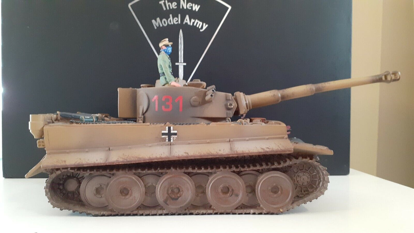 The new model army ww2 German tiger panzer tank afrika korps boxed 1:30 131A