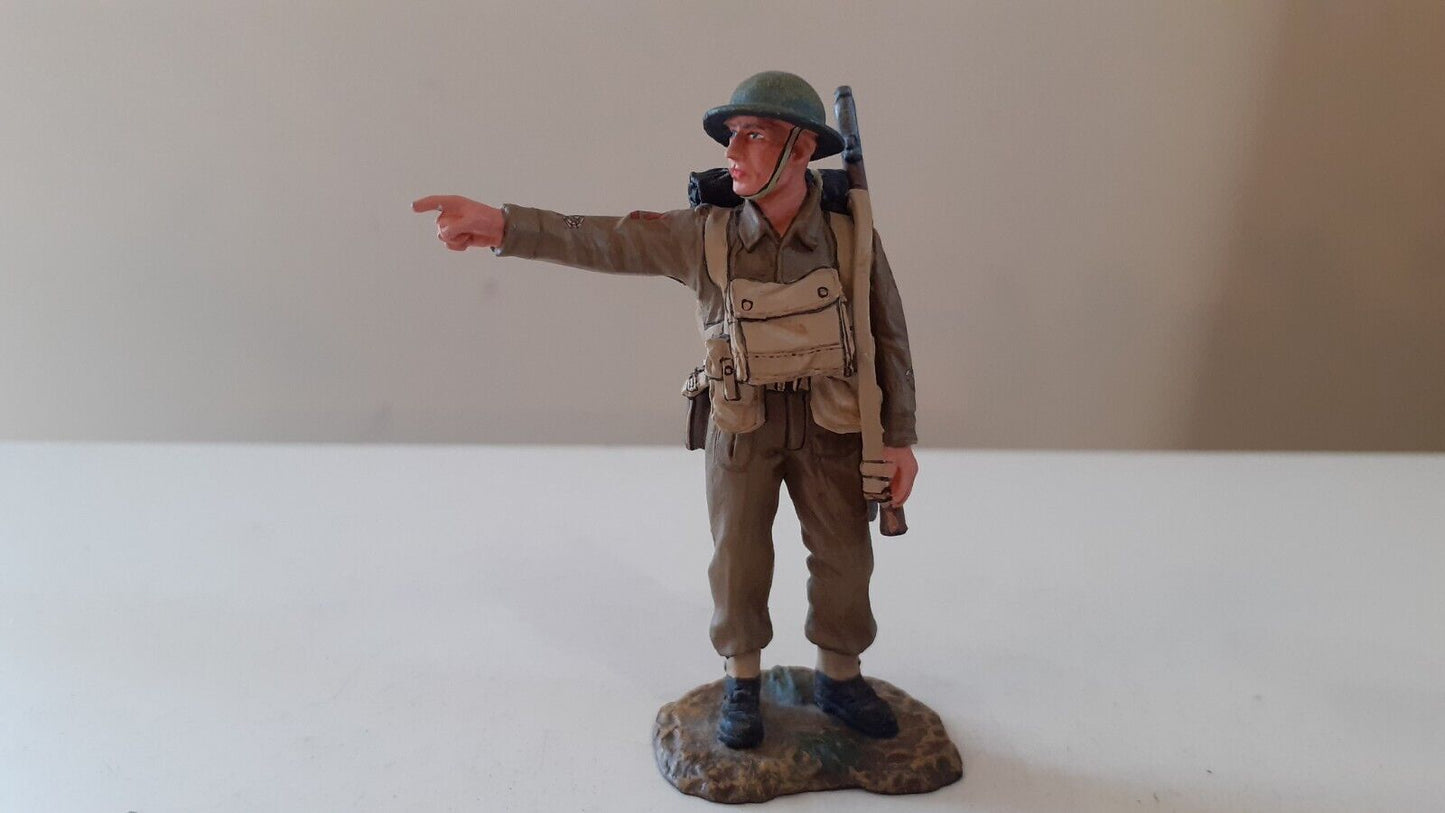 King and country fob023 Ww2 british army sergeant pointing d-day boxed 1:30