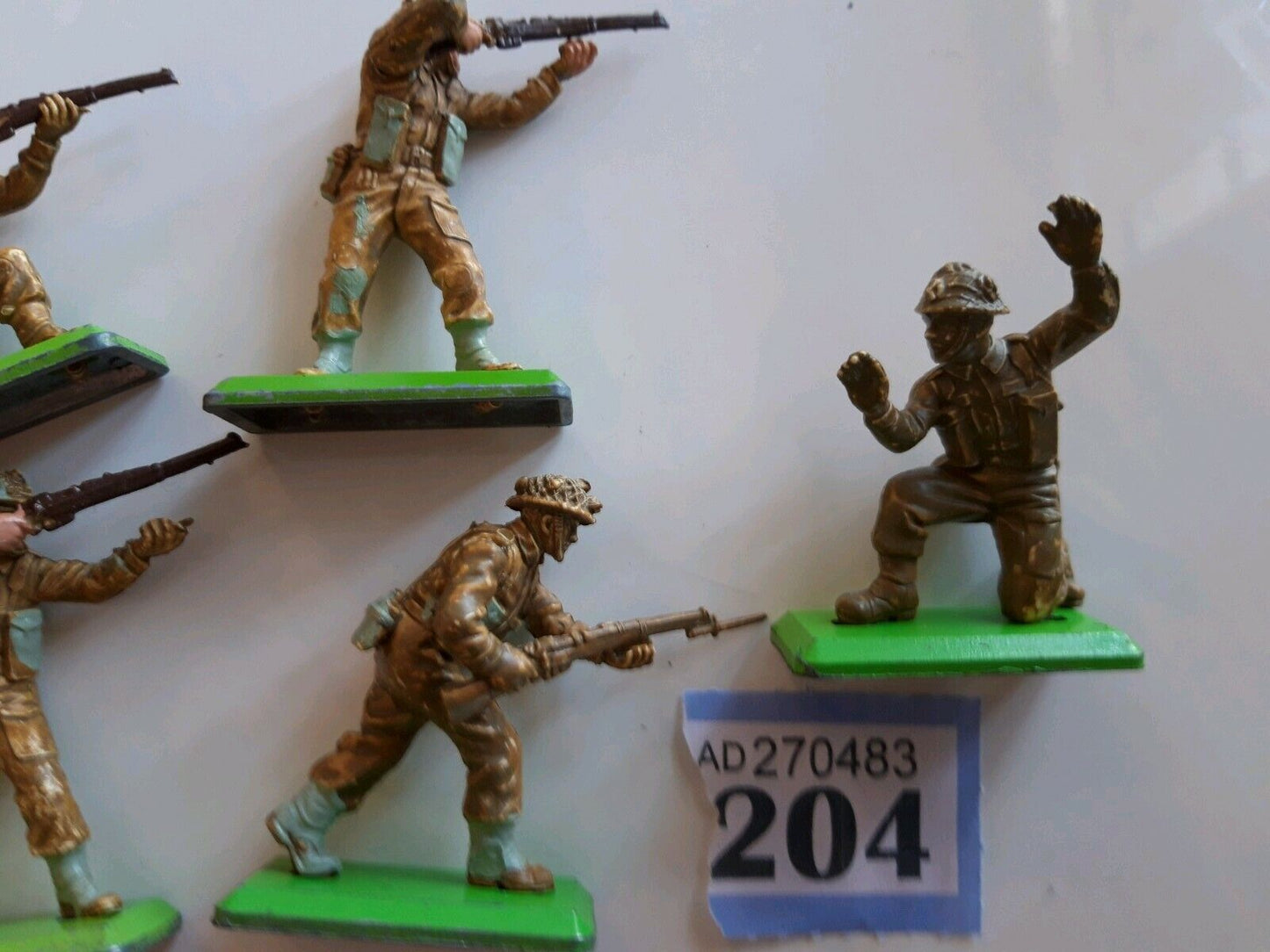Britains deetail ww2 british army infantry first issue 1970s 1:32