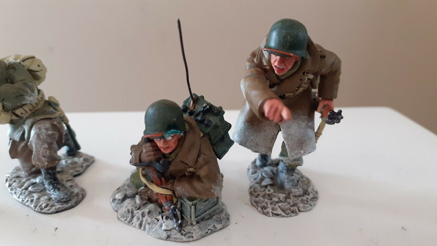King and country Ww2 us army d-day bastogne bulge boxed bba01 1:30