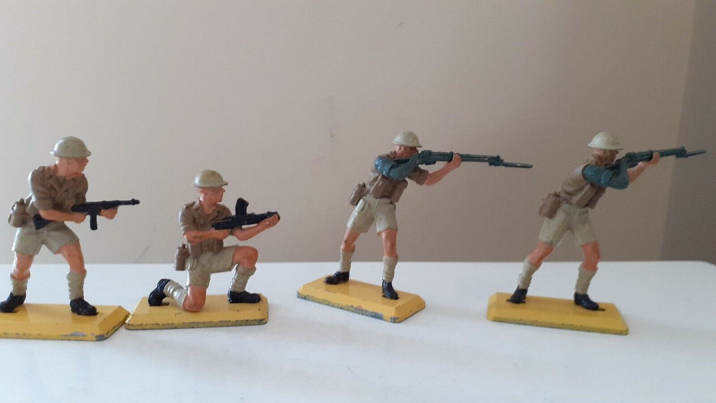 Britains deetail ww2 British 8th eighth army 1970s bulk lot 1:32 b1