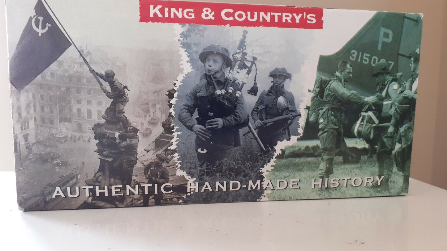 King and country Ww2 us army d-day bastogne bulge boxed bba01 1:30