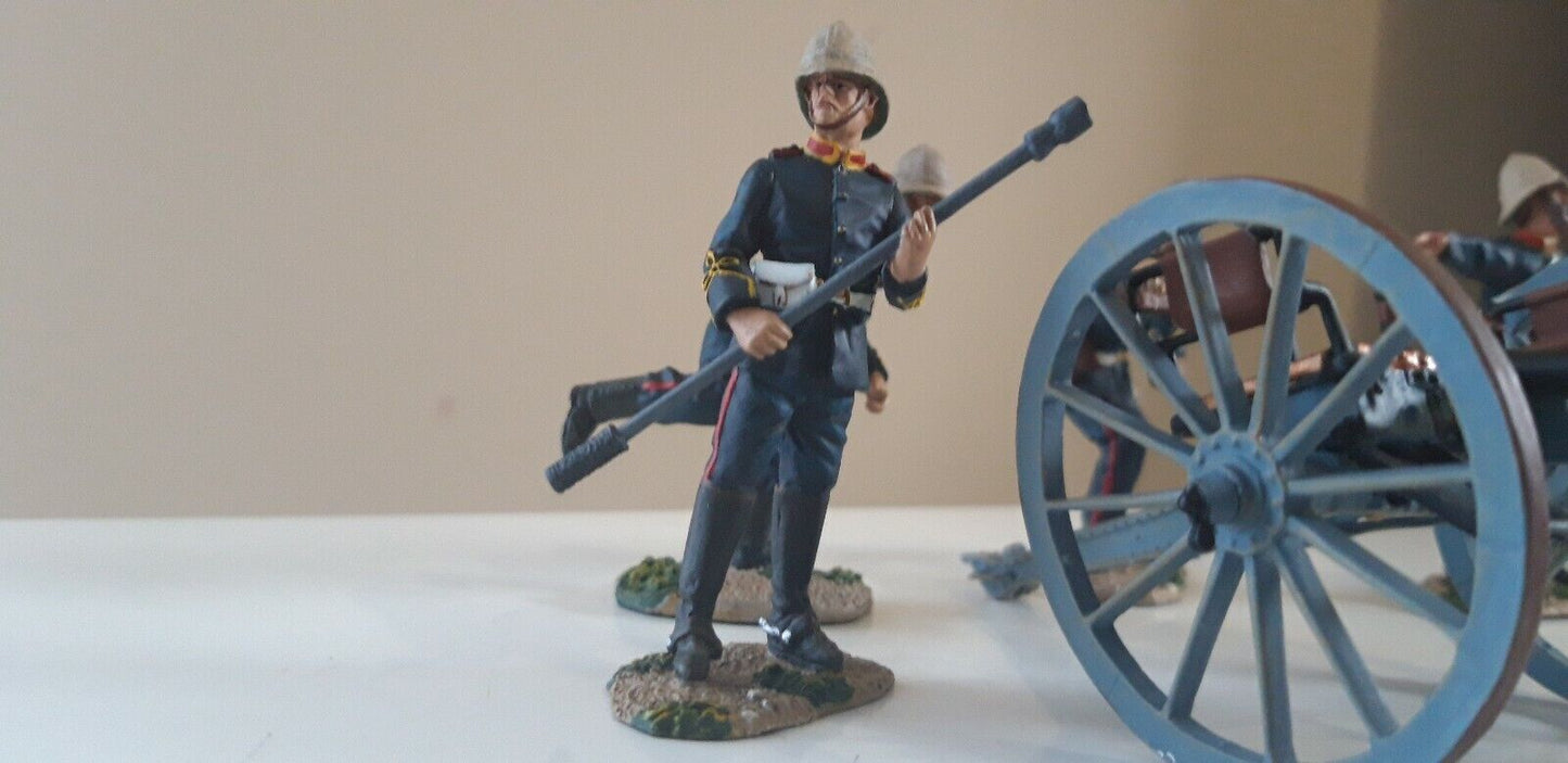 Britains 20086 zulu war gun crew boxed British artillery