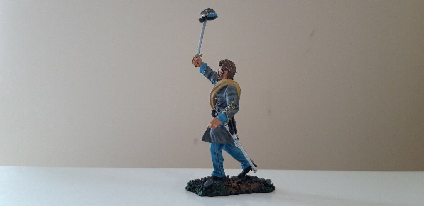 The collectors showcase acw cs00537 csa confederate command infantry 1:30metal
