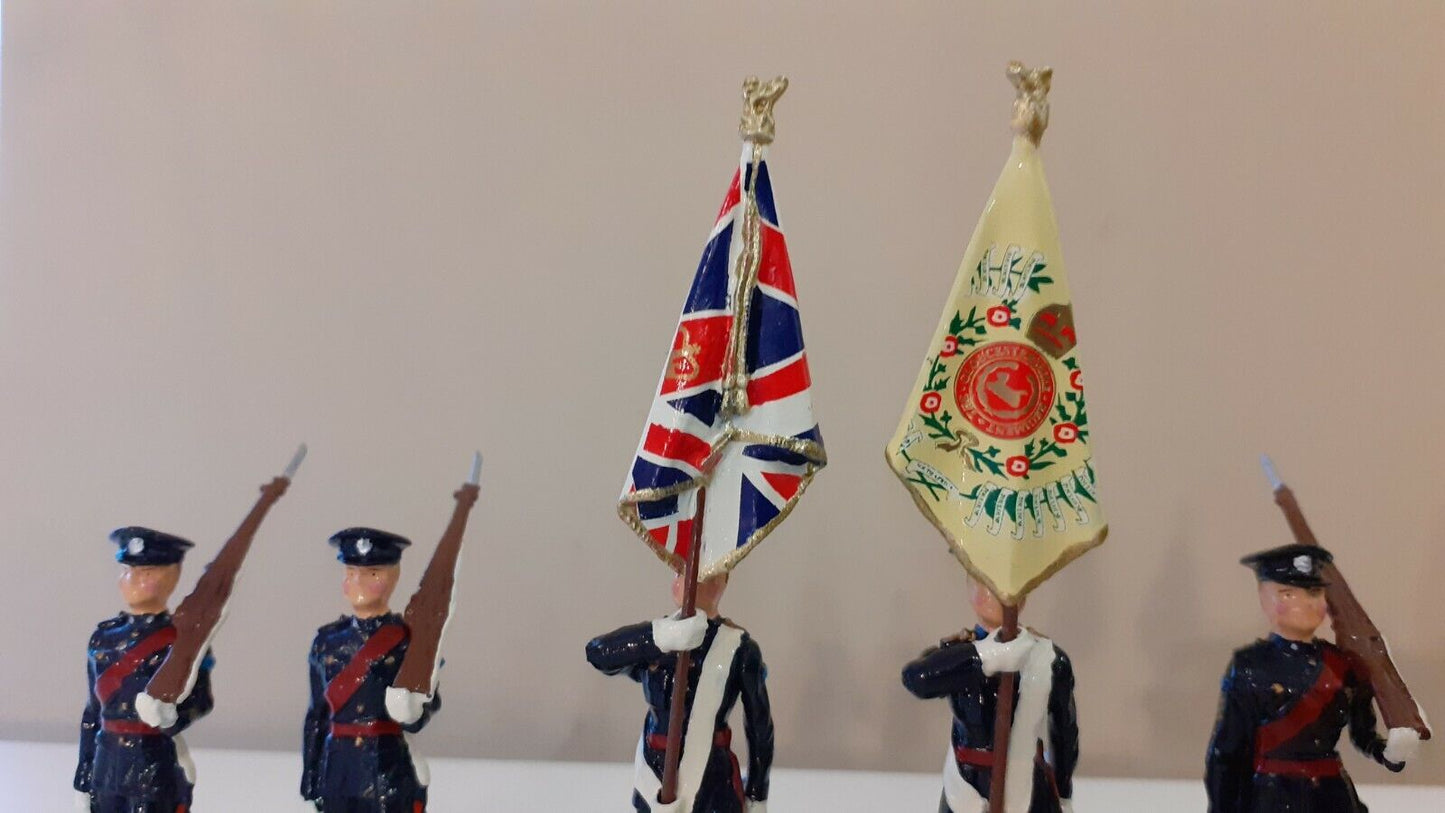 Britains 40276 Gloucestershire regiment colour party 1:32 metal