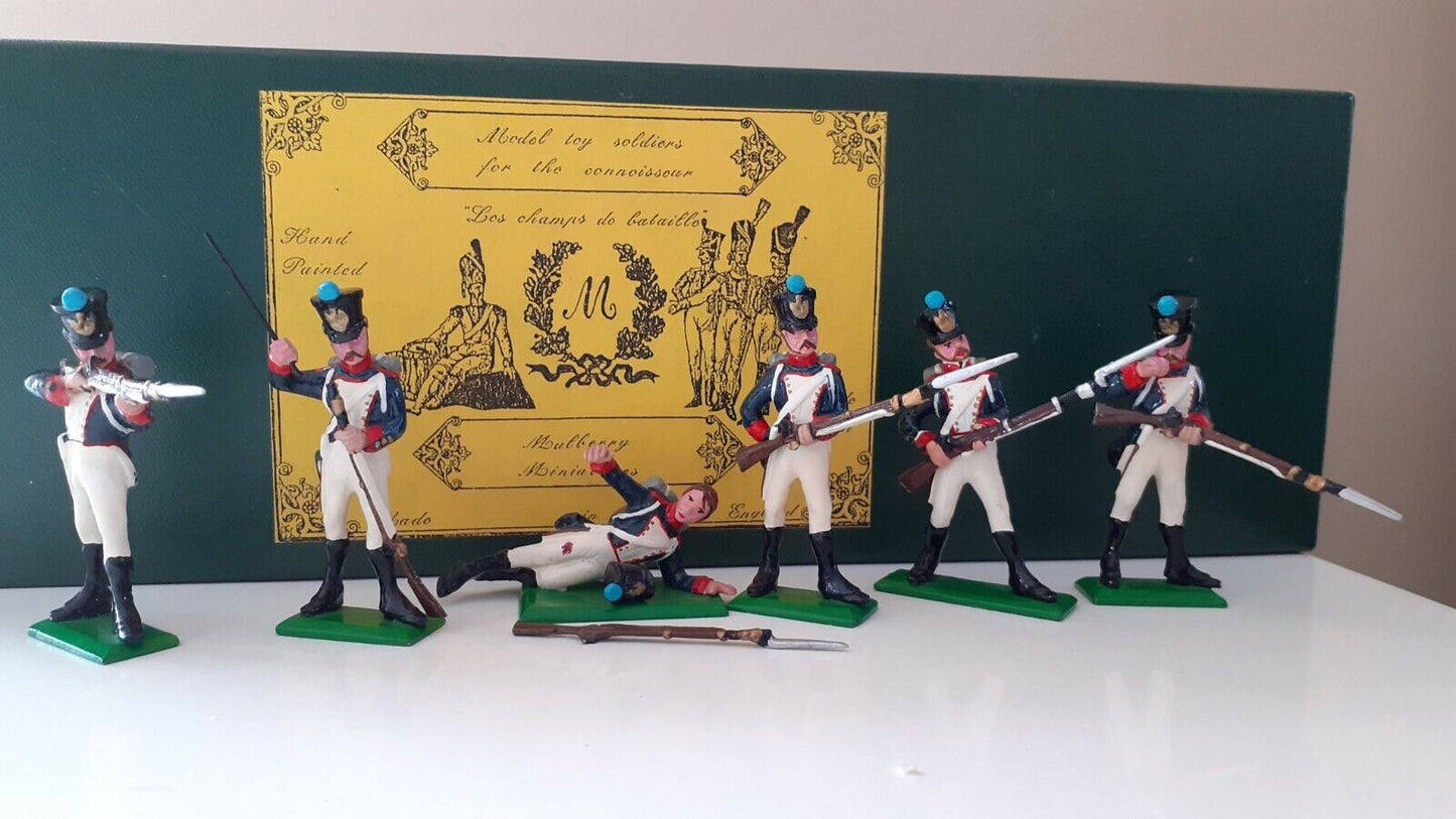 Mulberry Miniatures trophy 1990s Napoleonic Waterloo French fusiliers fn58.