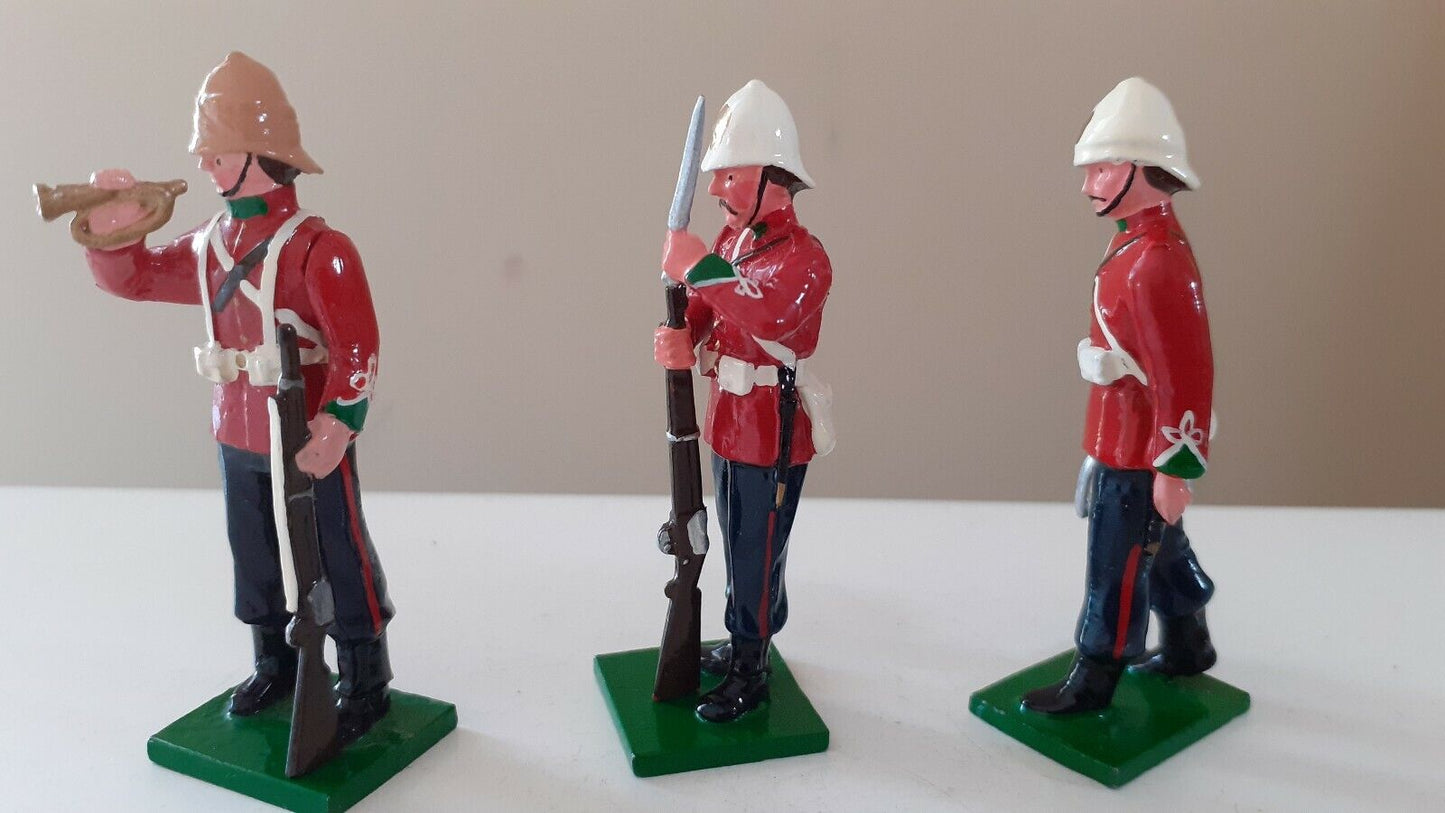 Trophy miniatures sudan zulu wars 24th foot zulus rorkes drift 1:32 dc