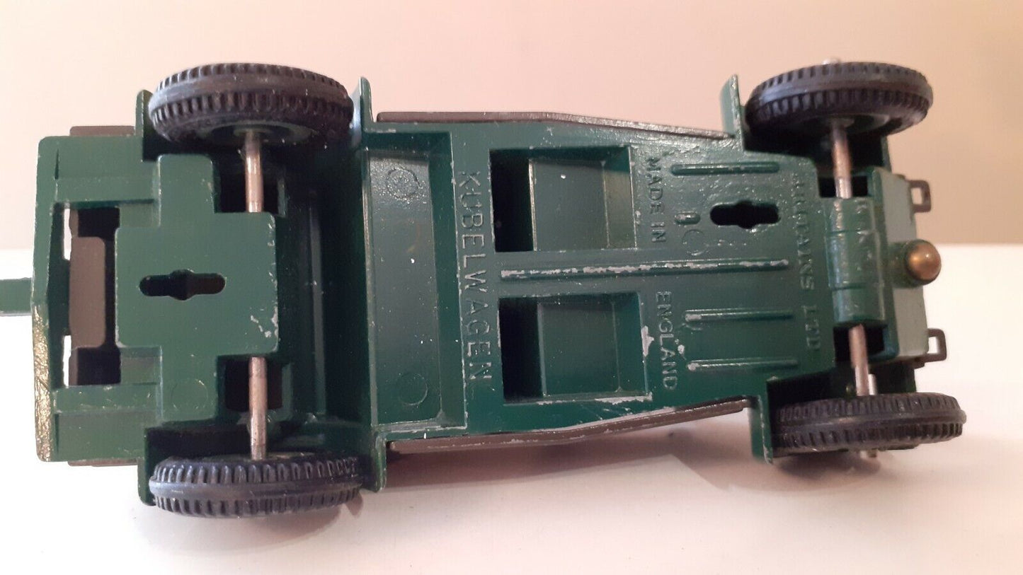 Britains deetail ww2 German afrika korps kubelwagen 1970s 1:32 b2