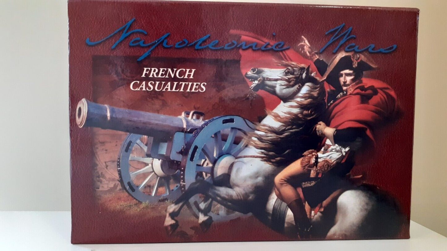 Britains 17298 napoleonic Waterloo hougoumont french guards wounded metal boxd B