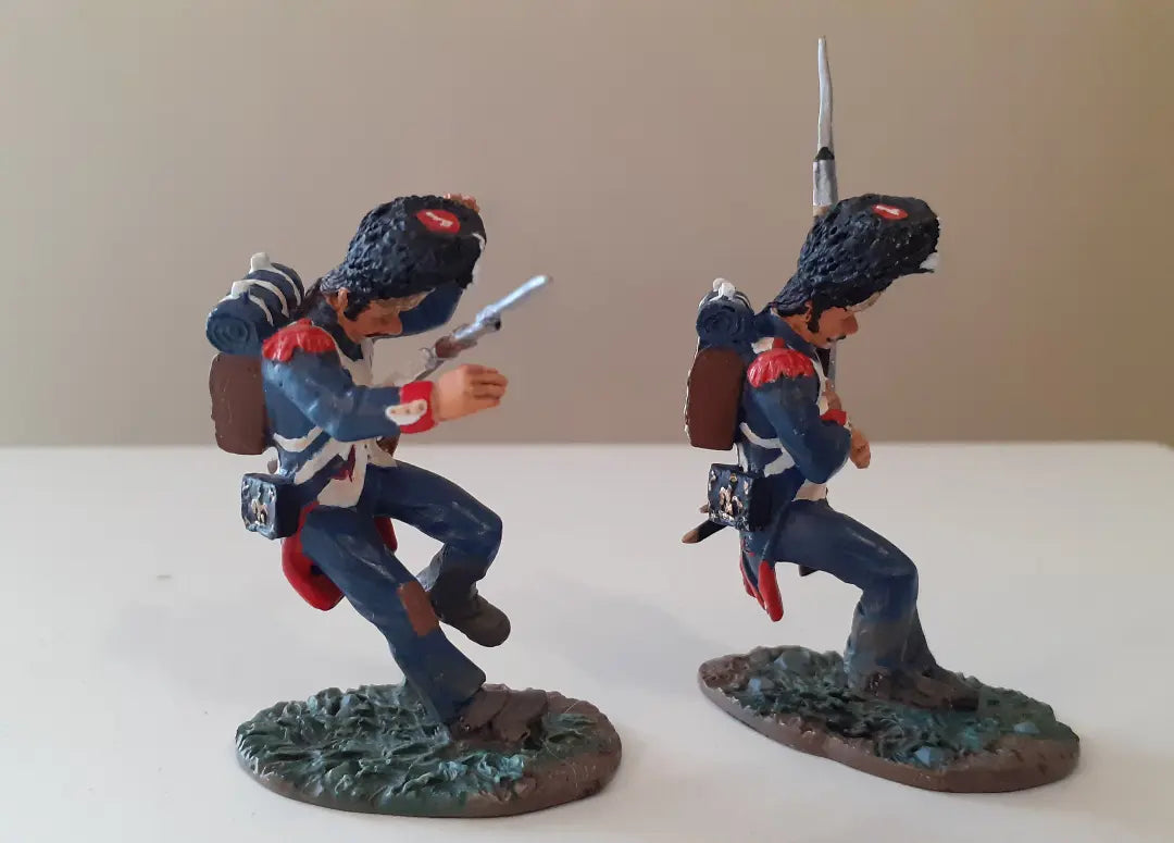 Britains 17298 napoleonic Waterloo hougoumont french guards wounded metal boxed
