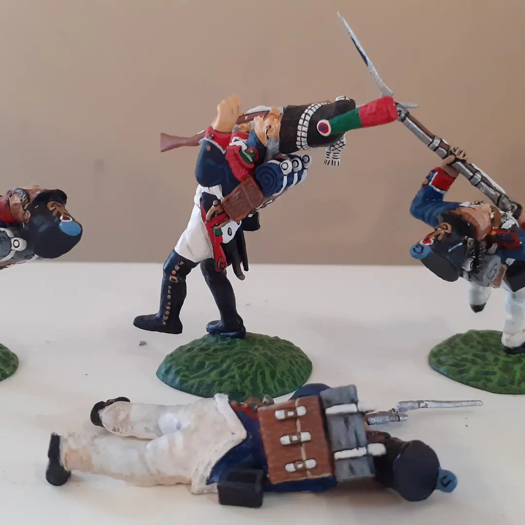 Frontline figures napoleonic waterloo french casualties