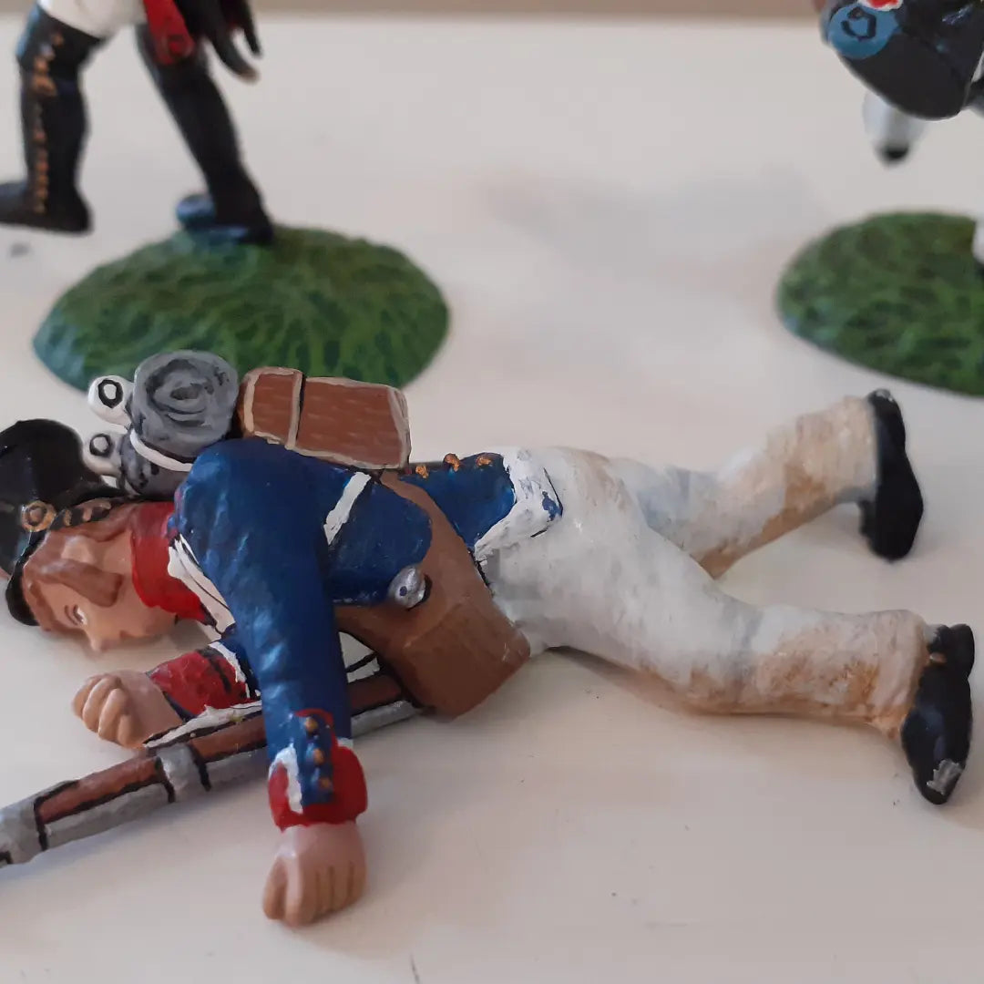 Frontline figures napoleonic waterloo french casualties